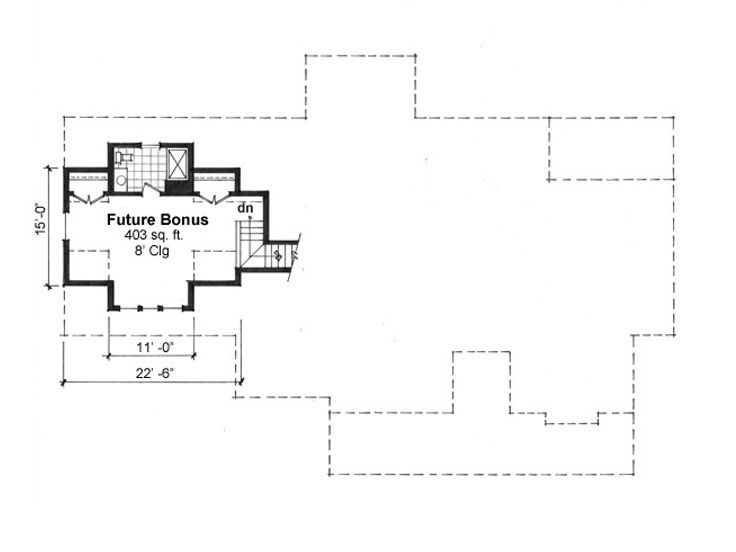 2nd Floor Plan, 023H-0187
