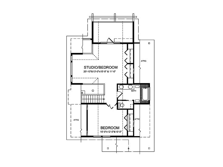 2nd Floor Plan, 010H-0018