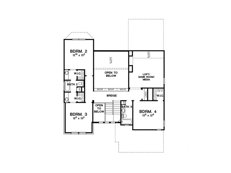 2nd Floor Plan, 036H-0076