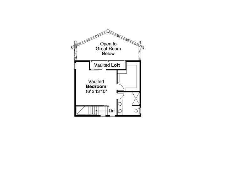 2nd Floor Plan, 051L-0009