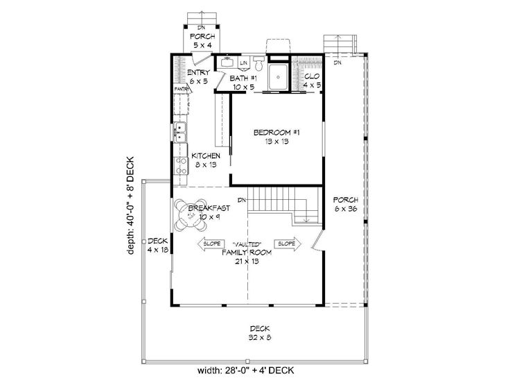 Floor Plan, 062H-0089