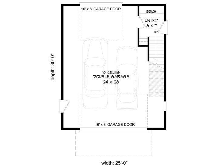 1st Floor Plan, 062G-0202