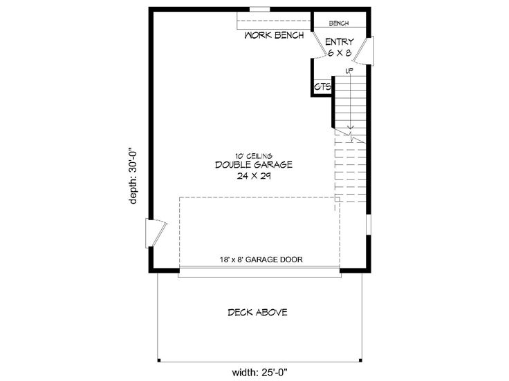 1st Floor Plan, 062G-0081