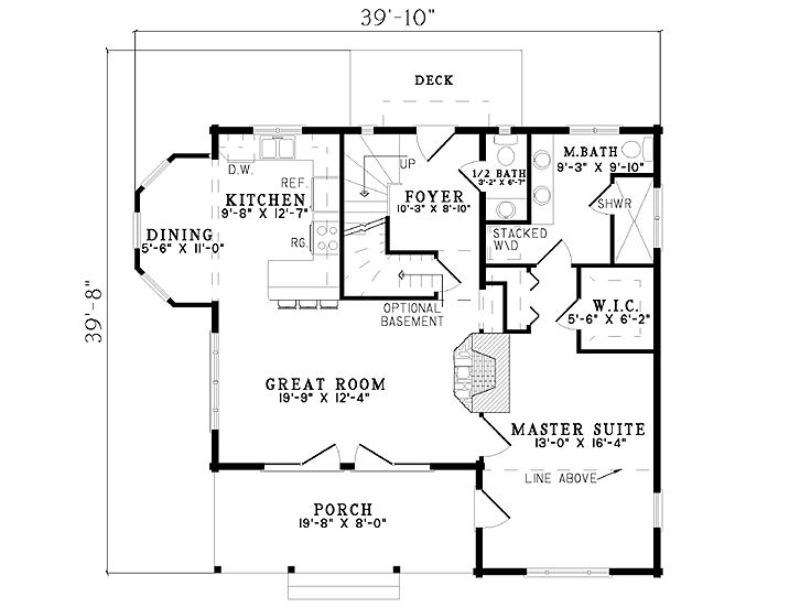 1st Floor Plan, 025L-0005