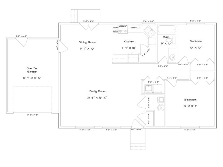 Floor Plan, 065H-0056