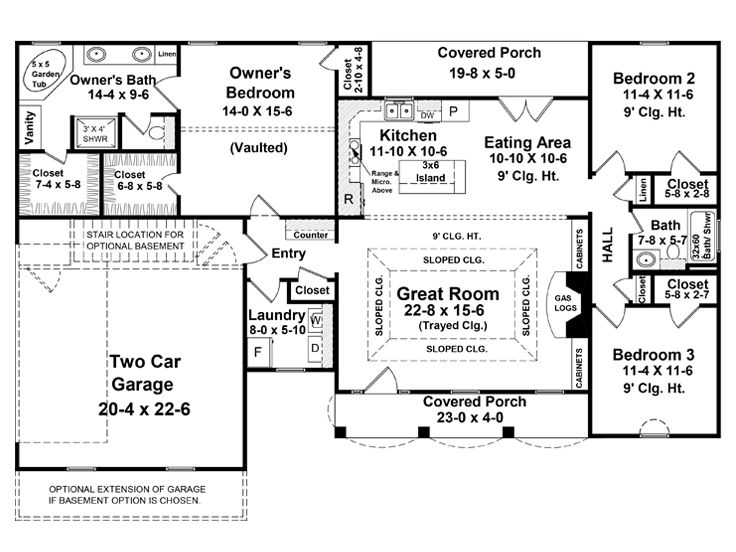 Floor Plan, 001H-0044