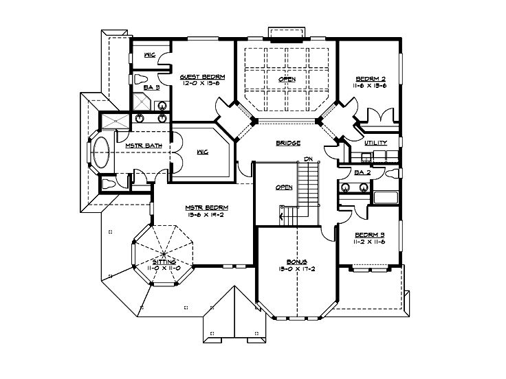 2nd Floor Plan, 035H-0083
