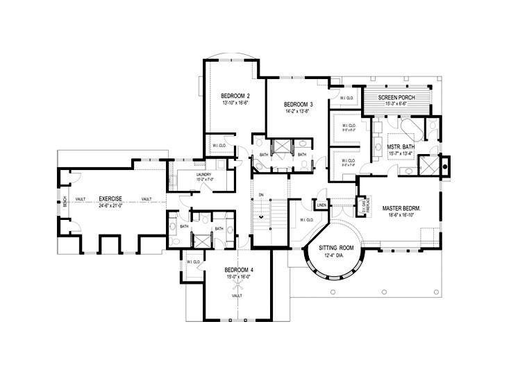 2nd Floor Plan, 007H-0141
