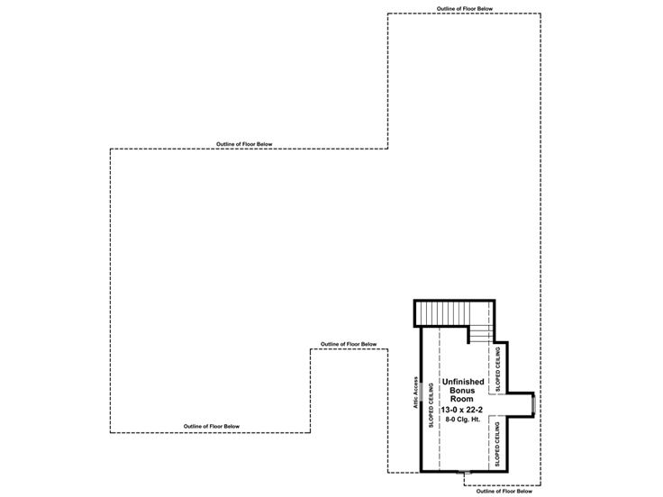 2nd Floor Plan, 001H-0109