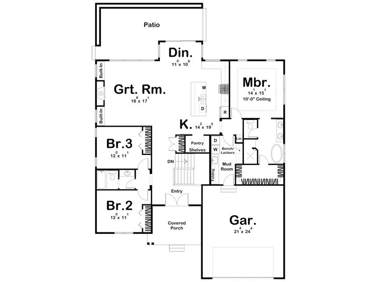 Floor Plan, 050H-0442