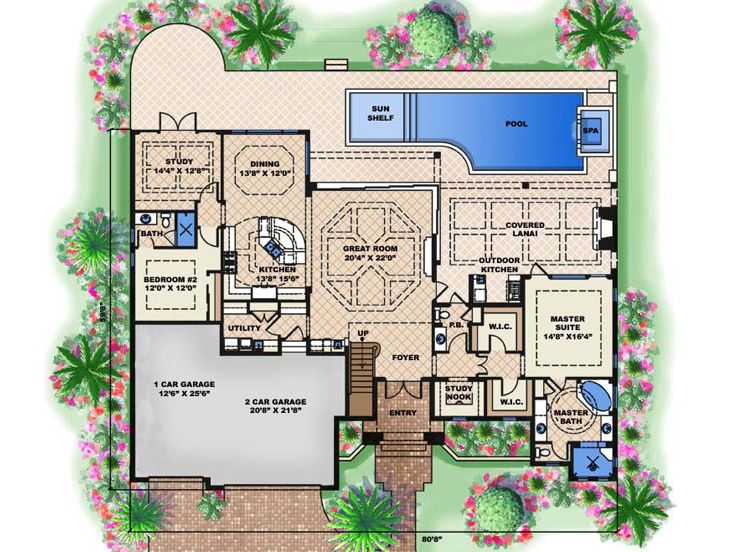 1st Floor Plan, 037H-0193