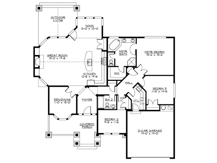 Floor Plan, 035H-0104