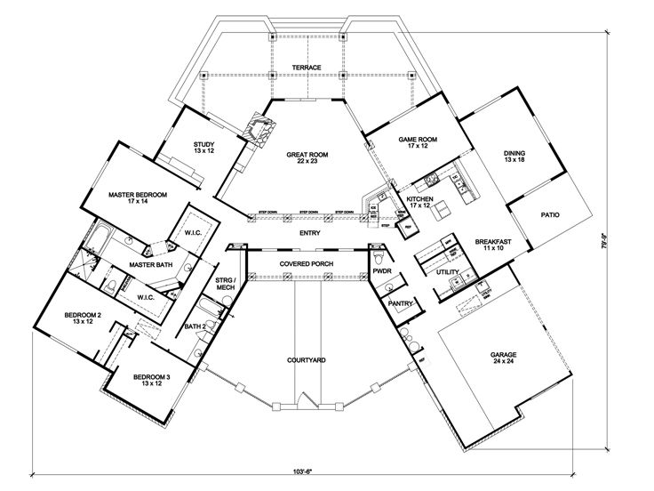 Floor Plan, 008H-0055