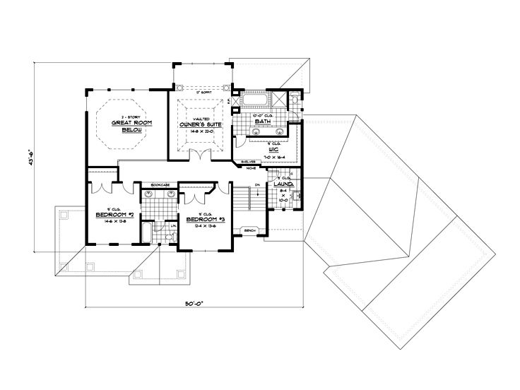 2nd Floor Plan, 023H-0131