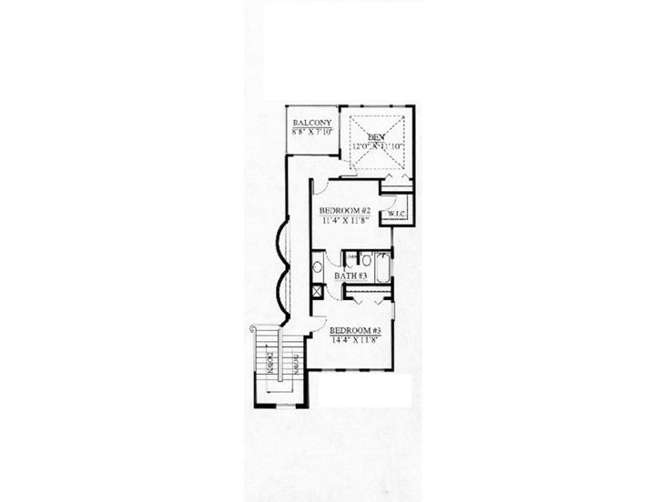 2nd Floor Plan, 037H-0104