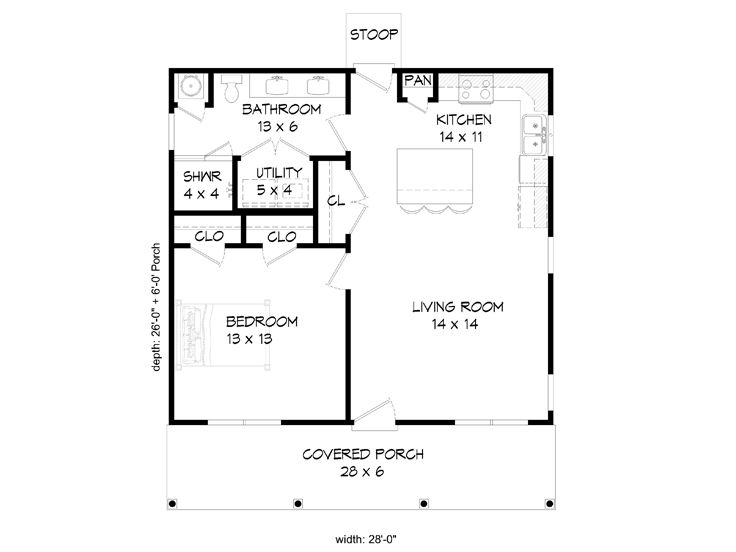Floor Plan, 062H-0311