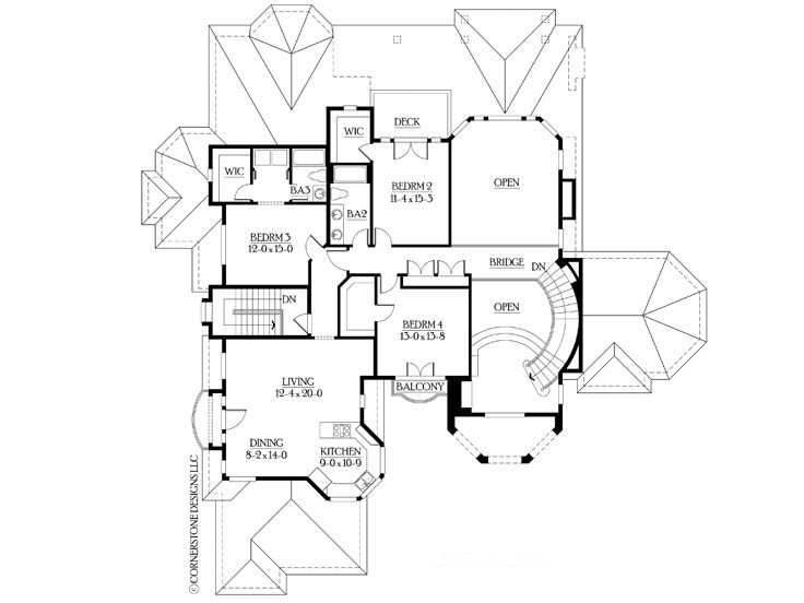 2nd Floor Plan, 035H-0034