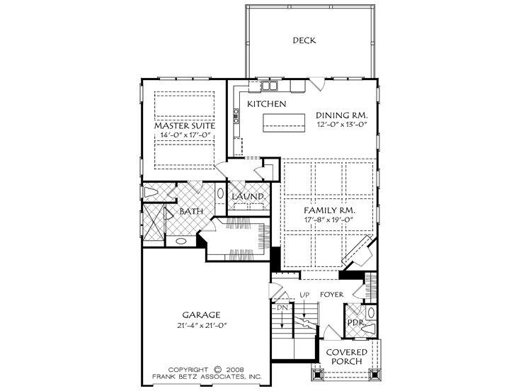 1st Floor Plan, 086H-0072