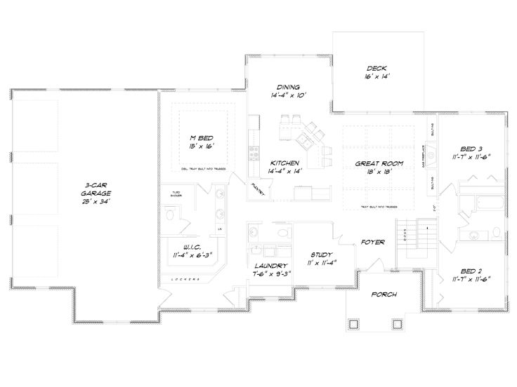 Floor Plan, 083H-0011