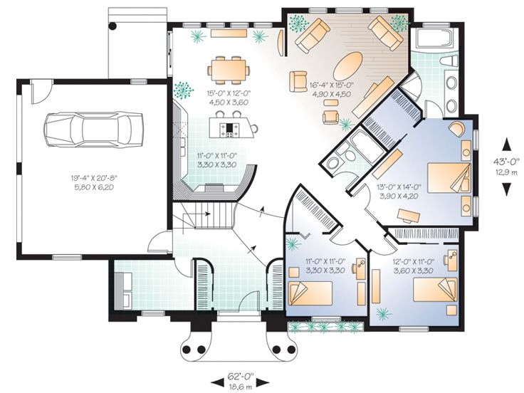 Floor Plan, 027H-0005