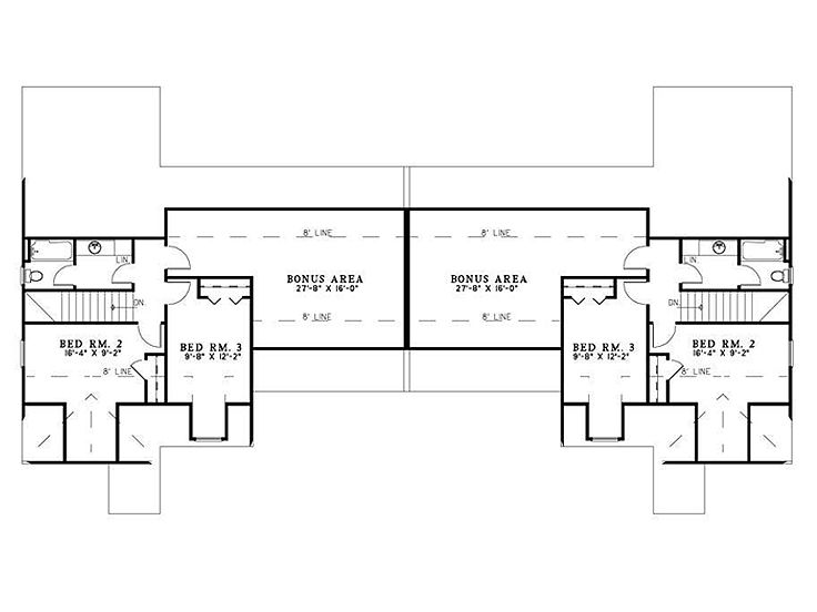 2nd Floor Plan, 025M-0006