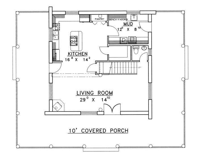 1st Floor Plan, 012L-0062