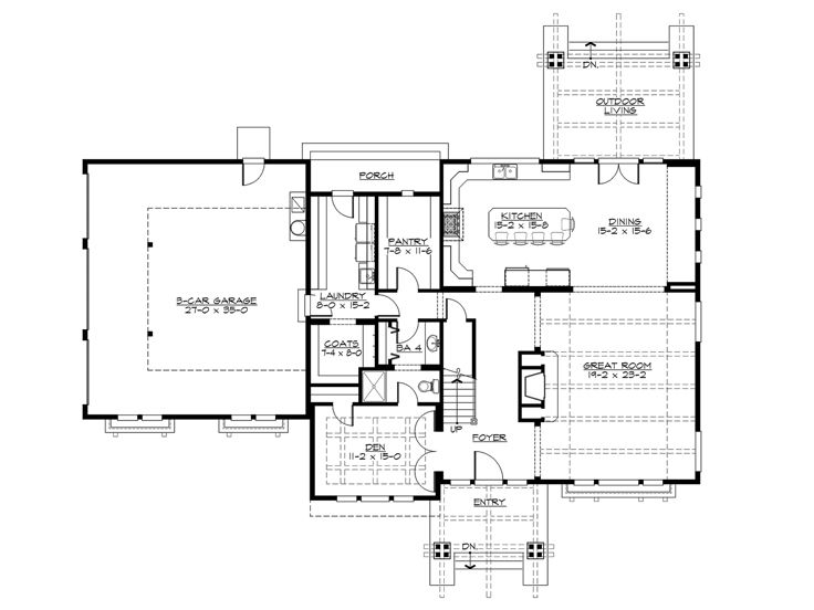 1st Floor Plan, 035H-0082