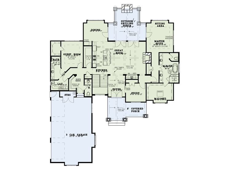 Floor Plan, 025H-0358