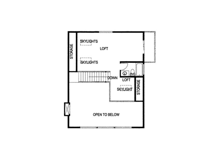 2nd Floor Plan, 012H-0173