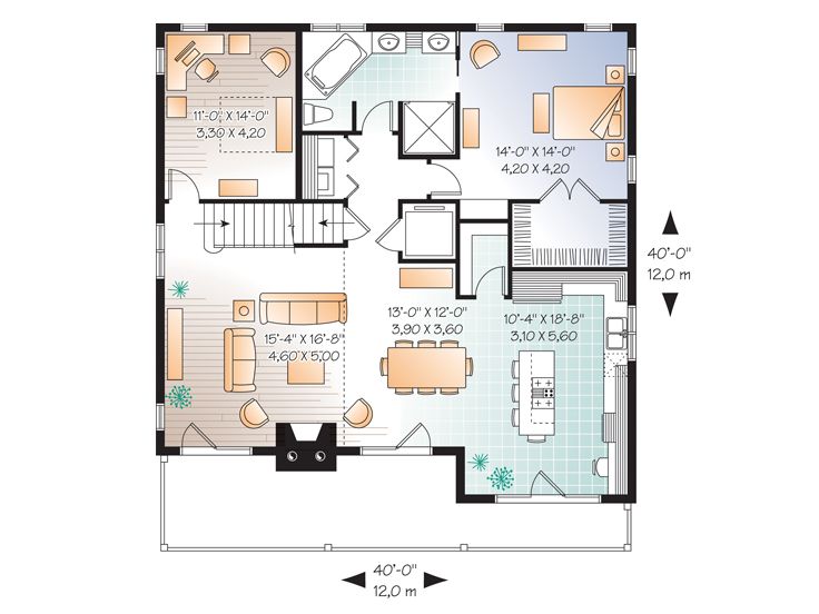 1st Floor Plan, 027H-0355