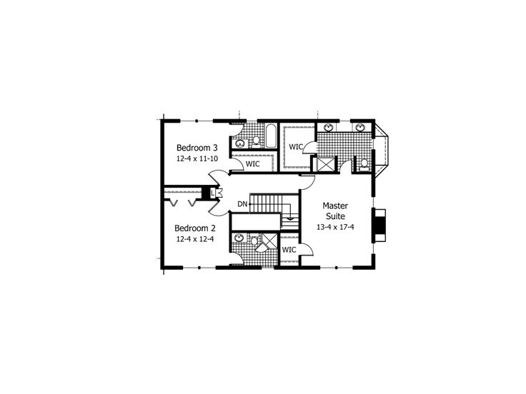 2nd Floor Plan, 023H-0025