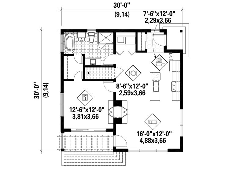 Floor Plan, 072H-0198