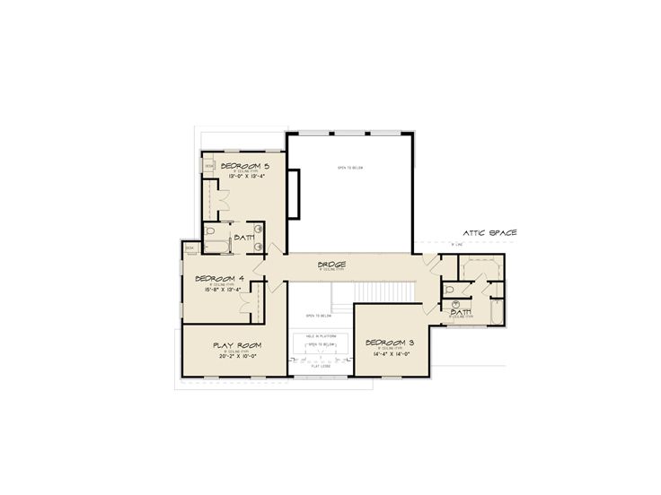 2nd Floor Plan, 075H-0029