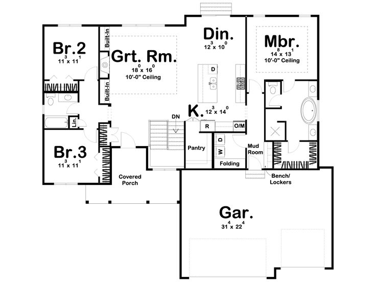 Floor Plan, 050H-0304