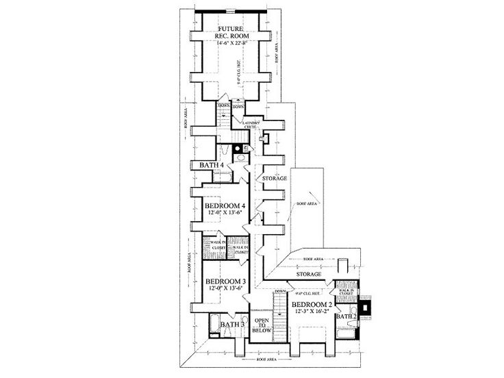 2nd Floor Plan, 063H-0015