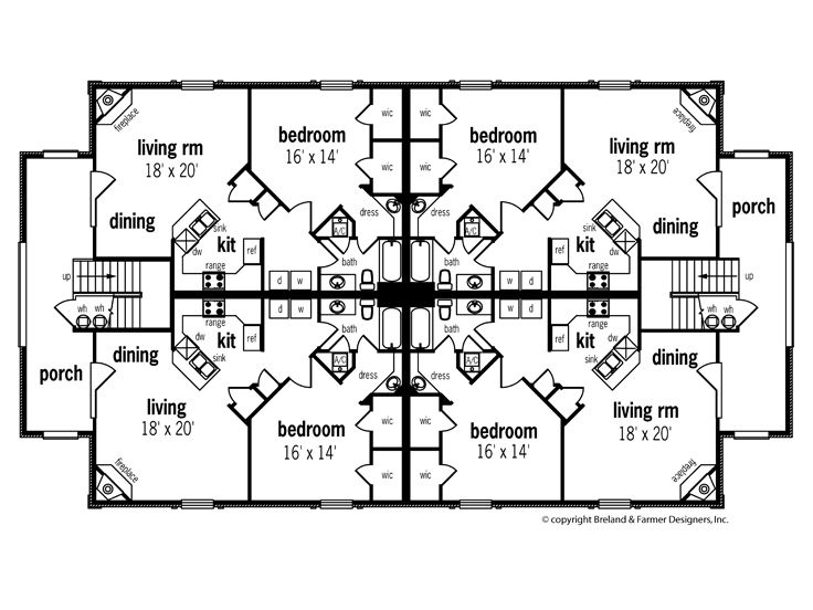 2nd Floor Plan, 021M-0013