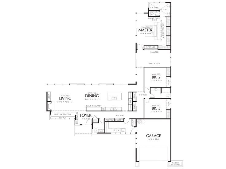 Floor Plan, 034H-0282