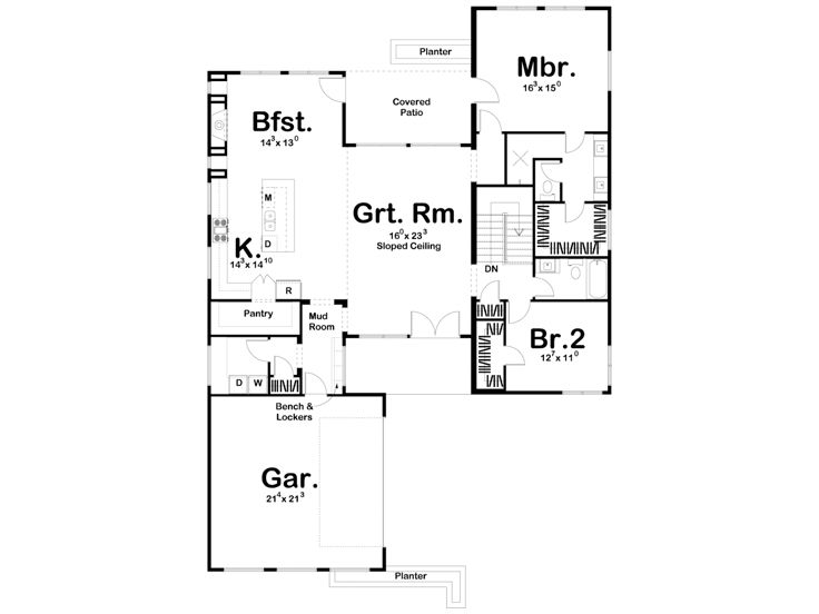 Floor Plan, 050H-0211
