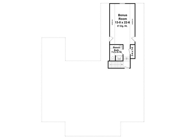 2nd Floor Plan, 001H-0240
