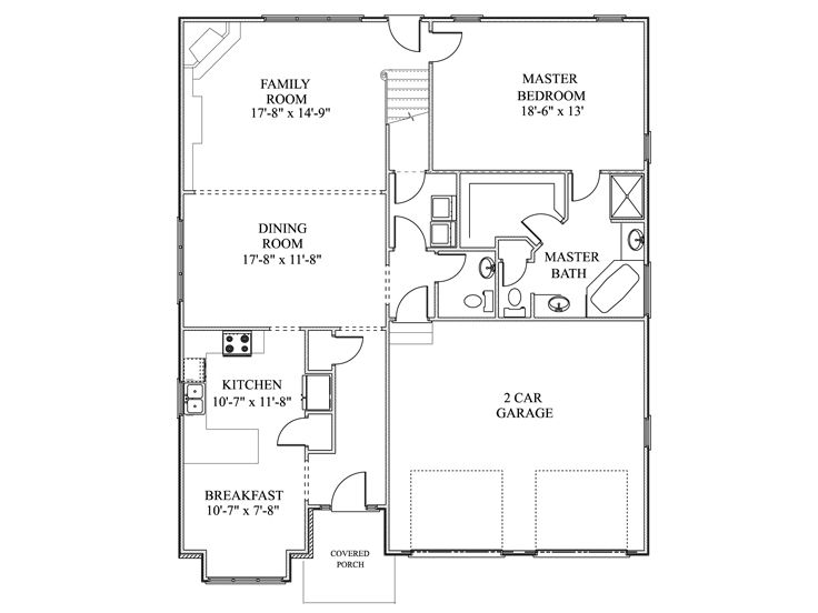 1st Floor Plan, 049H-0008