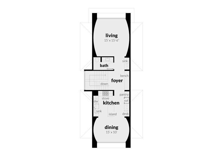 2nd Floor Plan, 052H-0129
