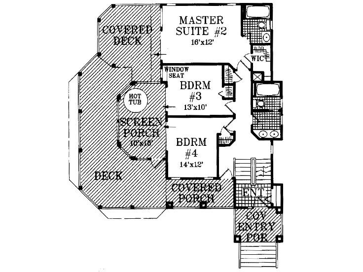 1st Floor Plan, 041H-0033