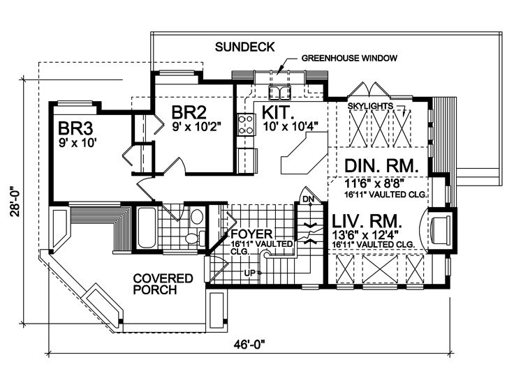 1st Floor Plan, 010H-0003
