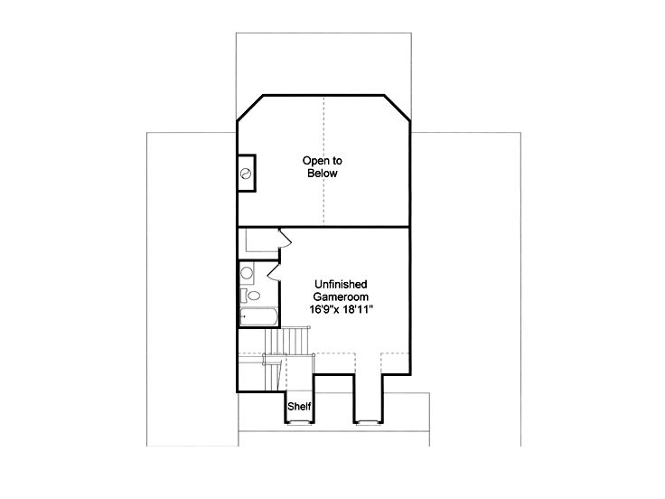 2nd Floor Plan, 017H-0034