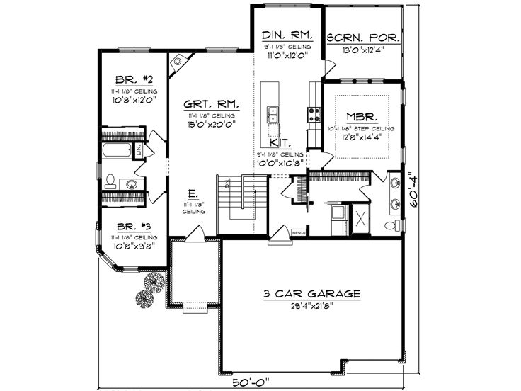 Floor Plan, 020H-0390