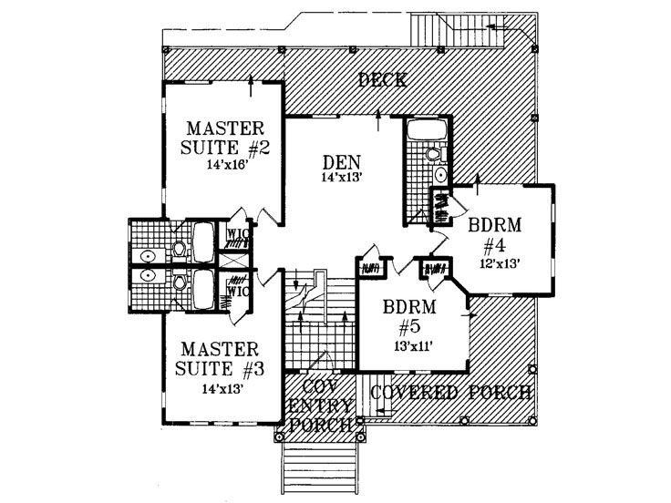 1st Floor Plan, 041H-0044