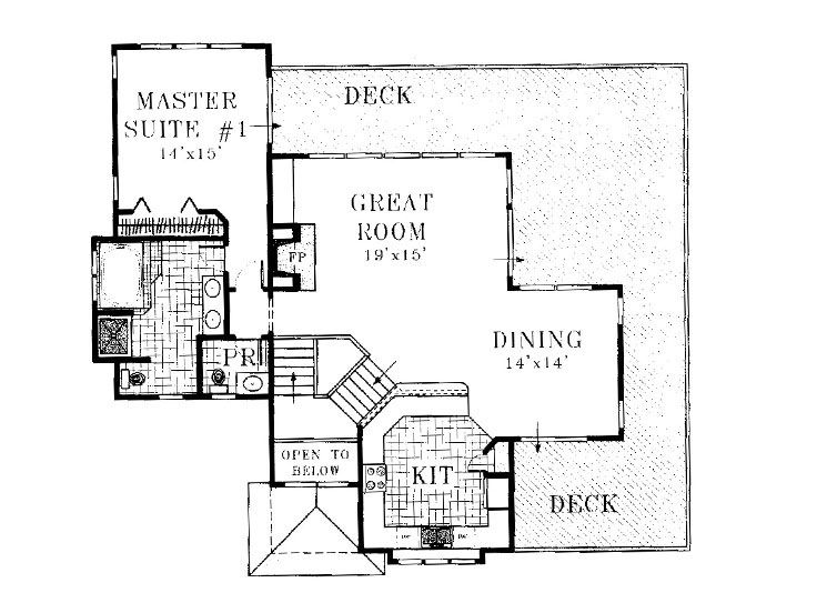 2nd Floor Plan, 041H-0027