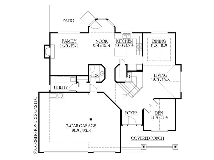 1st Floor Plan, 035H-0007
