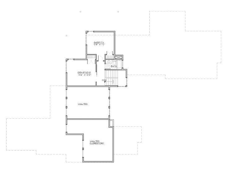 2nd Floor Plan, 081H-0018