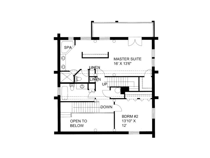 2nd Floor Plan, 012L-0068